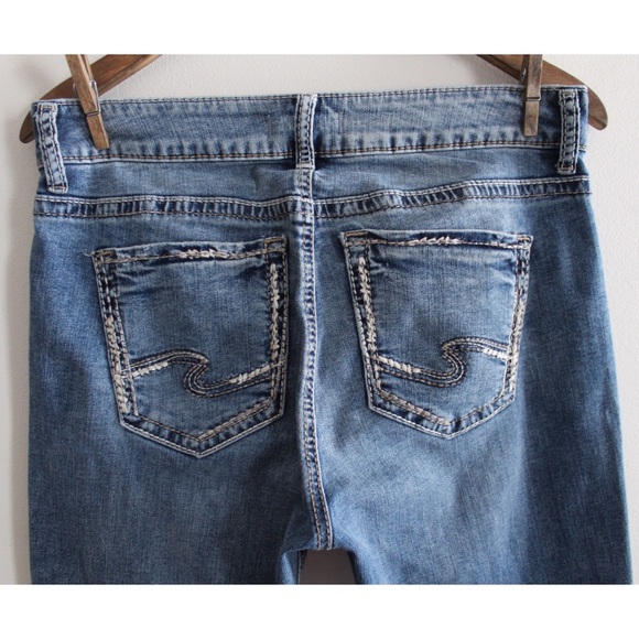 Silver NWT Suki Slim Boot Jeans 28 / 6 - Picture 10 of 11